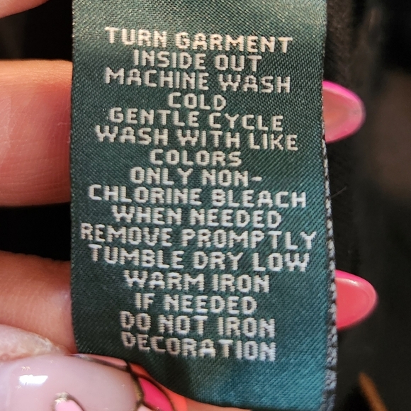 RALPH LAUREN BLACK COTTON TOP W/ CONTRAST ELBOW PATCHES AND SHOULDER ZIPPER XL - Picture 10 of 12